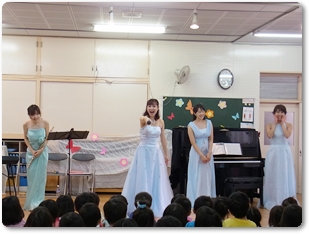 子どものためのコンサート（段上保育所保護者会主催）