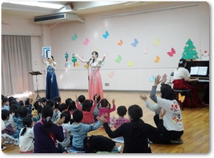 子どものためのクリスマスコンサート（六甲藤原台幼稚園主催）