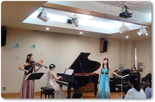 アンサンブルちょうちょのトリオ・コンサート「あじさいコンサート」