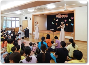 子どものためのコンサート（あけぼのぽんぽこ保育園保護者会主催）