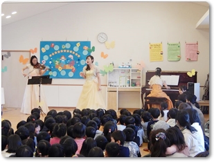 子どものためのコンサート（ありの藤原幼稚園主催）