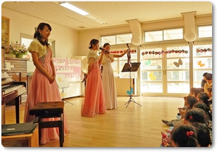 子どものためのコンサート（芦屋みどり幼稚園家庭会主催）