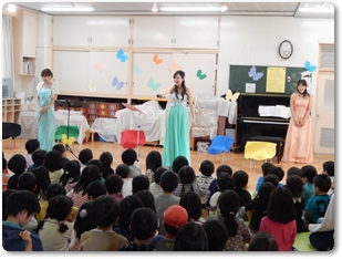 子どものためのコンサート（段上保育所保護者会主催）