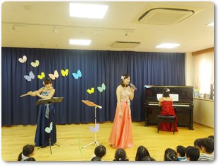 子どものためのコンサート（西宮つとがわYMCA保育園 主催）