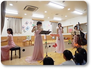 子どものためのコンサート(井吹北つぐみ保育園主催)