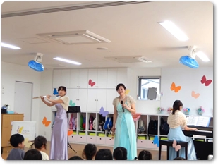 子どものためのコンサート（マーヤこども園）