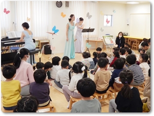 子どものためのコンサート（生瀬ぽぽこども園）