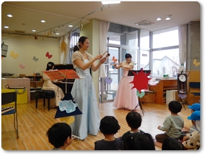 子どものためのコンサート（ニコニコ桜保育園）