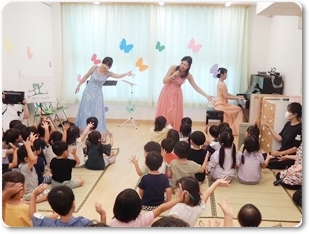 子どものためのコンサート（上之町保育所）